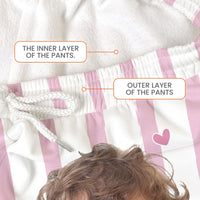 Best Mom Ever Striped Pattern - Personalized Photo Sweatpants, Lounge Pants With Pockets