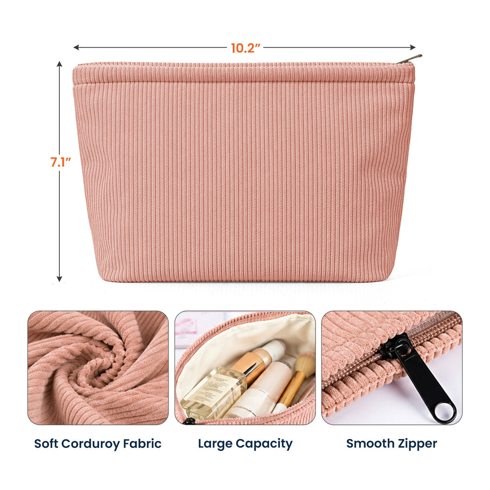 Birth Flower God Says I Am - Personalized Makeup Bag