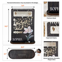 Birth Month Flower Self-Gift, Gift For Daughter, Friend - Personalized Wooden Plaque