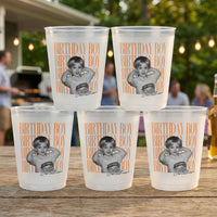 Personalized Childhood Photo Birthday Frosted Cups – Custom Face Photo Party Favors