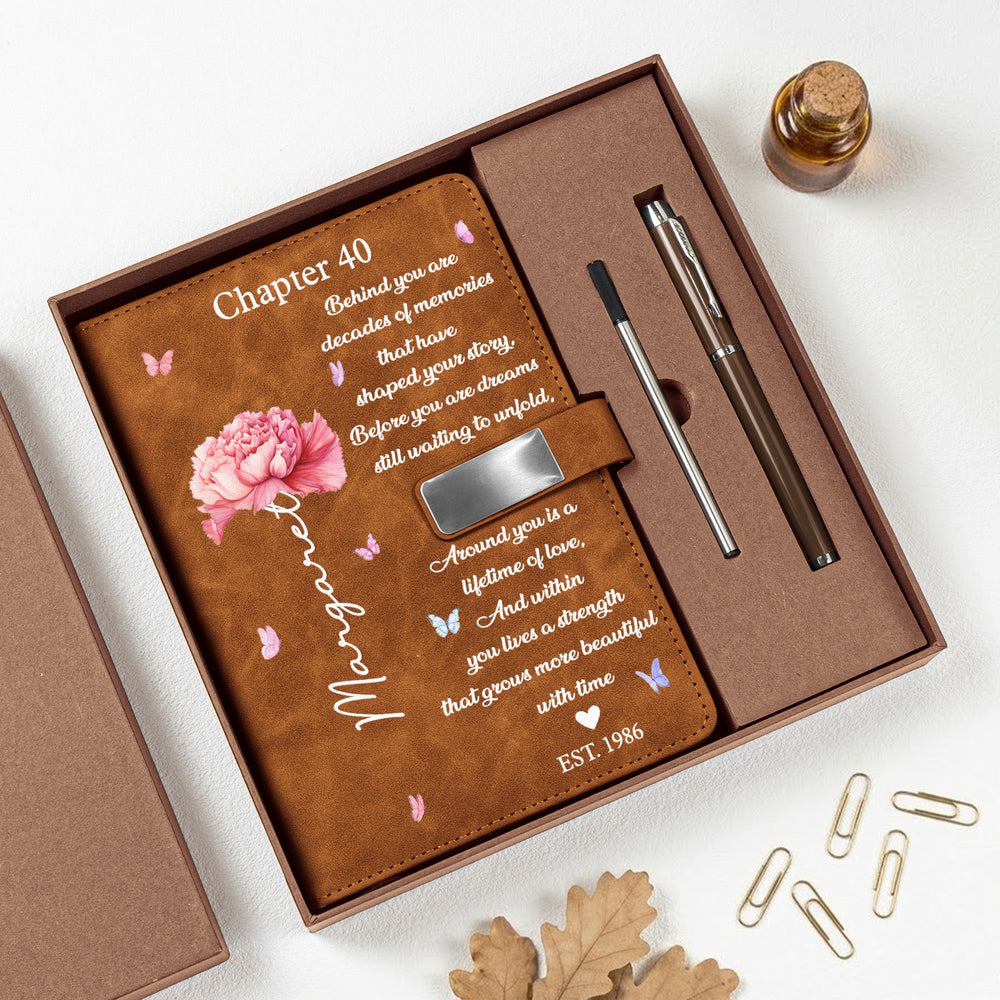 Birthday Gift For Women Next Chapter - Personalized Notebook Set