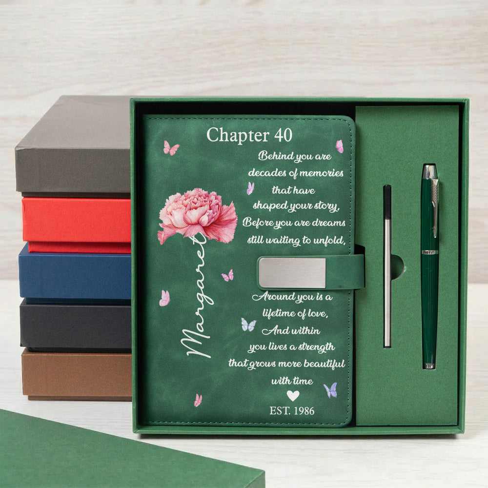 Birthday Gift For Women Next Chapter - Personalized Notebook Set