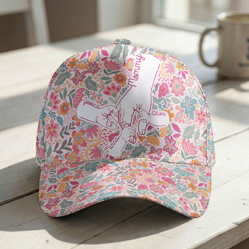 Boho Floral Mom/ Grandma - Personalized Cap
