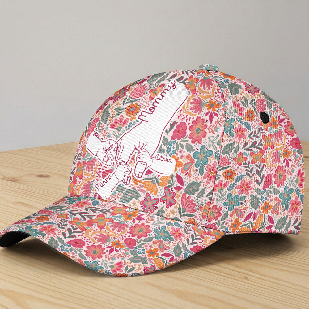 Boho Floral Mom/ Grandma - Personalized Cap
