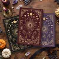 Personalized Book of Shadows Moon Phase Hardcover Journal – Custom Name Witchy Spells Notebook Gift for Wiccan & Magic Lovers