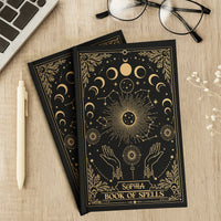 Personalized Book of Shadows Moon Phase Hardcover Journal – Custom Name Witchy Spells Notebook Gift for Wiccan & Magic Lovers