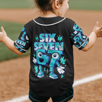 Brainrot Six Seven Kid Gaming - Personalized Jersey Shirt
