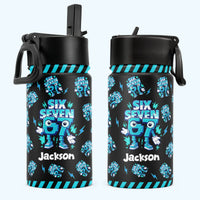 Brainrot Six Seven Kid Gaming - Personalized Water Bottle