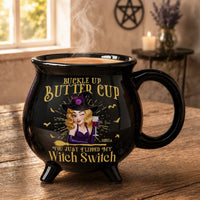 Custom Witch Cauldron Mug - Funny Halloween Gift for Coffee Lovers