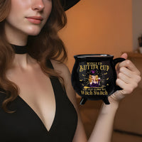 Custom Witch Cauldron Mug - Funny Halloween Gift for Coffee Lovers
