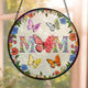 Butterfly Birth Flower Gift For Mom - Personalized Window Hanging Suncatcher | Floral Mom Gift