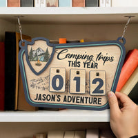 Camping Trips This Year - Personalized Camping Tracker