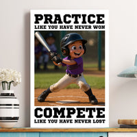 Cartoon Kid's Photo For Kids, Boys, Girls - Personalized Photo Poster