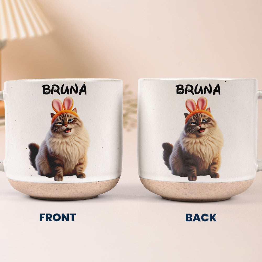 Cartoon Your Pet - Gifts For Dog Lovers, Cat Lovers Pottery Coffee Cup - Personalized Mug