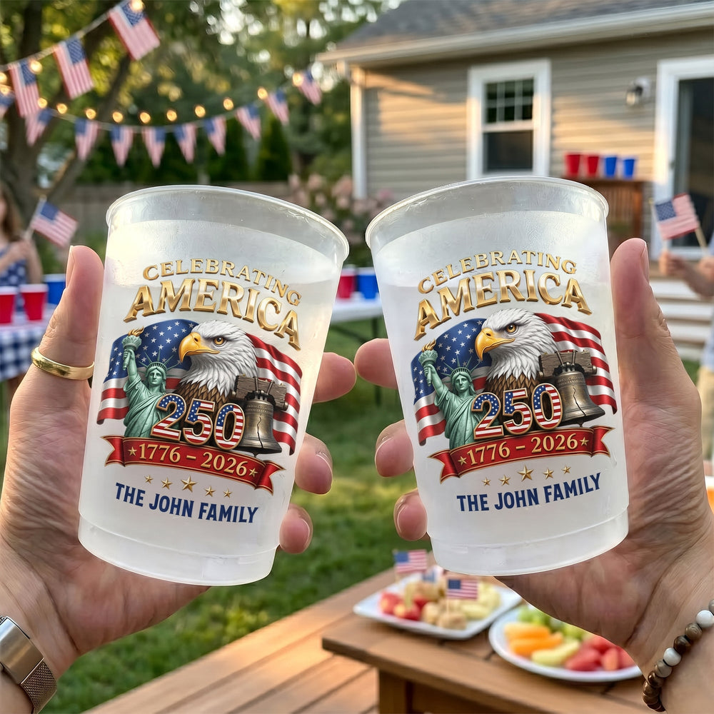 Celebrating America 250 - Personalized Cups