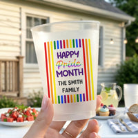 Celebrating Pride Month Rainbow Style - Personalized Cups