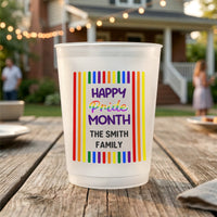 Celebrating Pride Month Rainbow Style - Personalized Cups