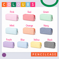 Personalized Seersucker Pencil Case LD01