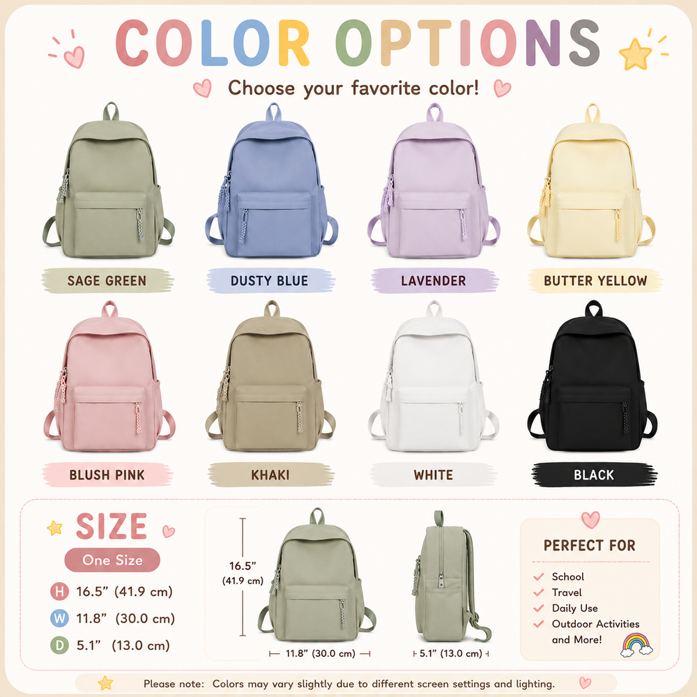 Custom Kids First Day of School Embroidered Kids Backpack LD03