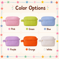 Personalized Name Corduroy Pencil Case LD01