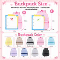 Back to School Kindergarten Embroidered Kids Backpack LD02