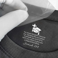 Christian Graduation Gift With Motivational Message For Son/Daughter - Personalized Shirt