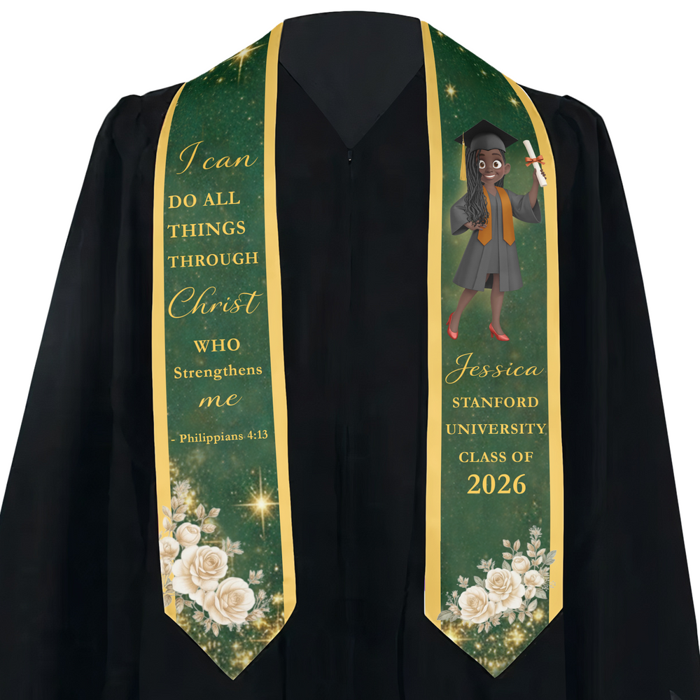 Religious Graduations Display Christian Graduation With Inspiring Scripture - Personalized Graduatio ...