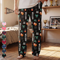 Personalized Basketball Lounge Pants - Custom Name & Number Sports Gift