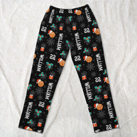 Personalized Basketball Lounge Pants - Custom Name & Number Sports Gift