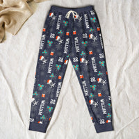 Personalized Hockey Lounge Pants - Custom Name & Number Gift for Lovers