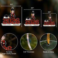Class Of 2025 2026 Graduation - Senior, Graduate Gift - Personalized Acrylic Ornament