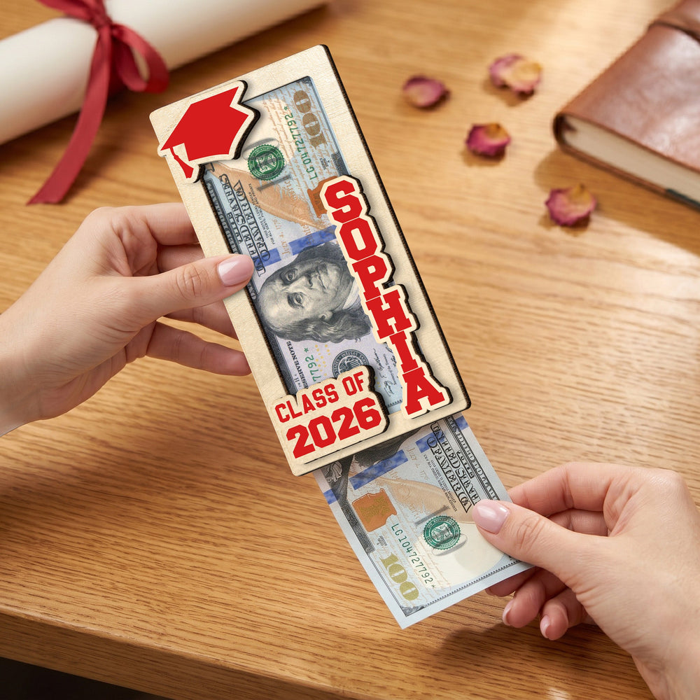 Class Of Graduation Gift - Personalized Money Holder