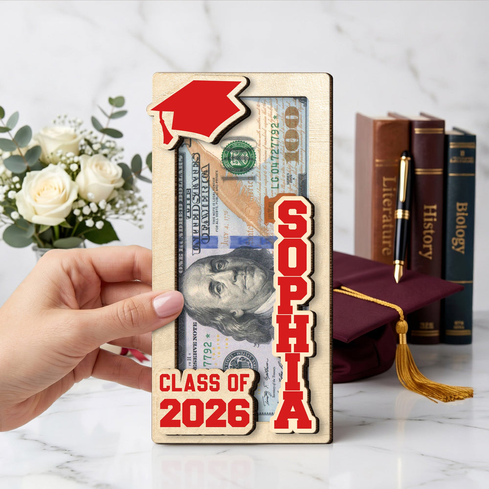Class Of Graduation Gift - Personalized Money Holder