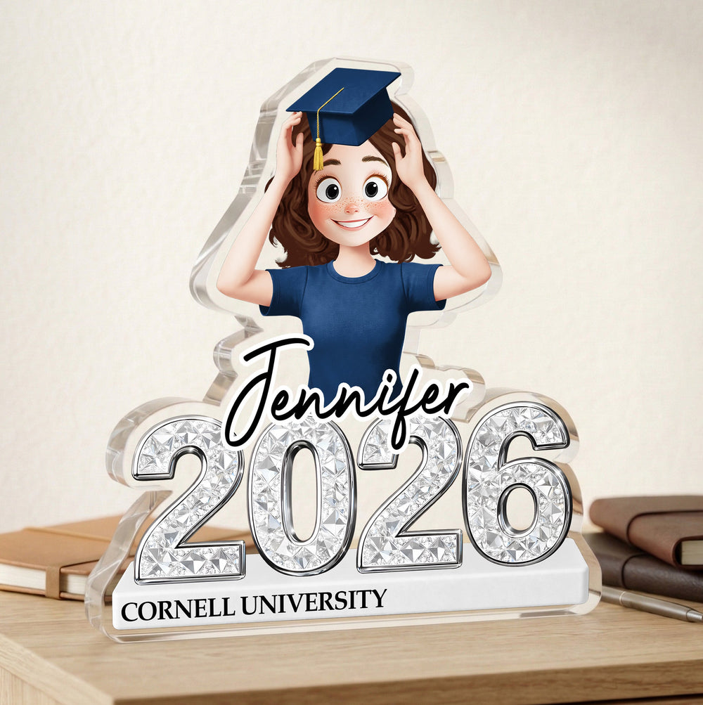 Class Of Graduation Gift - Personalized Acrylic Plaque