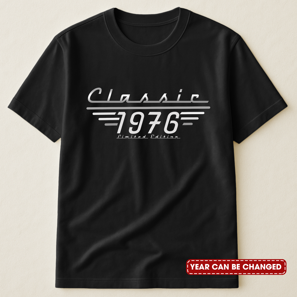 Classic Limited Edition Vintage Dad - Personalized Shirt