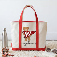 College Pennant School Spirit - Personalized Tote Bag