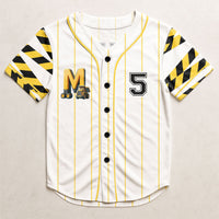 Construction Alphabets - Personalized Kids Baseball Jersey