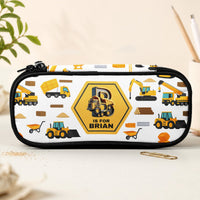 Construction, Monster Truck, Unicorn, Astronaut Letter - Personalized Pencil Case