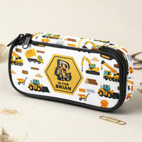 Construction, Monster Truck, Unicorn, Astronaut Letter - Personalized Pencil Case