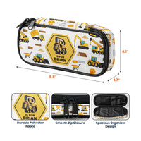 Construction, Monster Truck, Unicorn, Astronaut Letter - Personalized Pencil Case