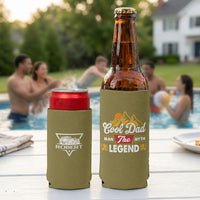 Cool Dad The Man The Myth The Legend - Personalized Can Cooler
