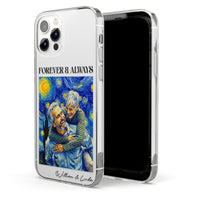 Couple Photo Van Gogh Art Forever & Always Anniversary Gift For Him, Her - Personalized Phone Case