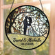 Couple Wedding Anniversary - Personalized Window Hanging Suncatcher