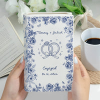 Couple Wedding Gifts Toile De Jouy Style - Personalized Vase