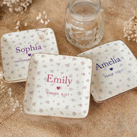 Custom Favorite Bible Verse And Name Faith Gift - Personalized Jewelry Dish