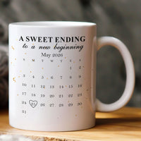 Custom Graduation Day A Sweet Ending To A New Beginning - Personalized Mug