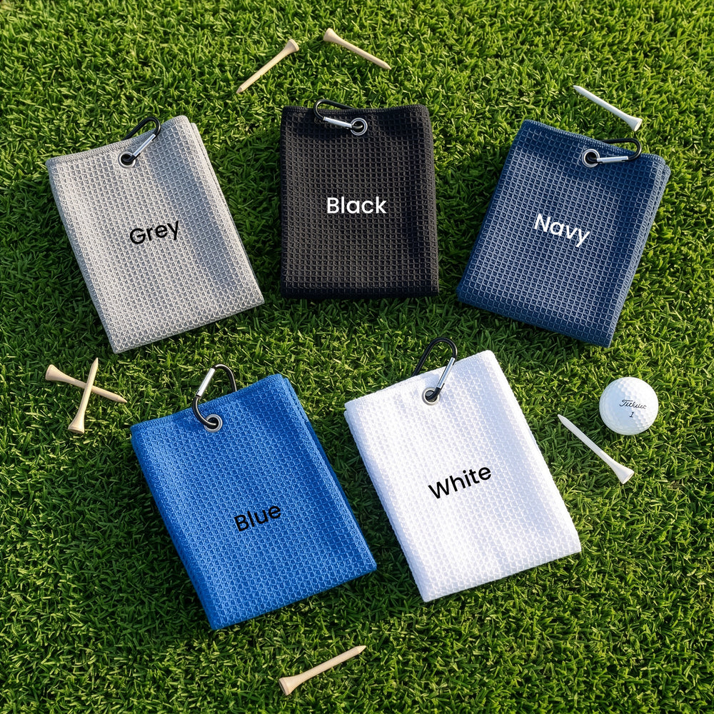 Custom Name And Birth Flower For Golf Lover - Personalized Golf Towel