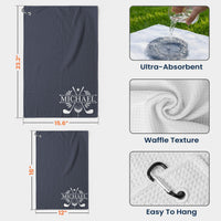 Custom Name For Golfers, Dad, Husband, Buddies, Golf Lovers - Personalized Golf Towel