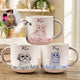 Custom Pet Portrait Mug For Pet Lovers, Dog Mom, Cat Mom - Personalized Photo Pottery Mug