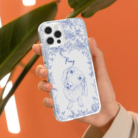 Custom Pet Portrait Phone Case For Dog Lover, Cat Lover - Personalized Phone Case